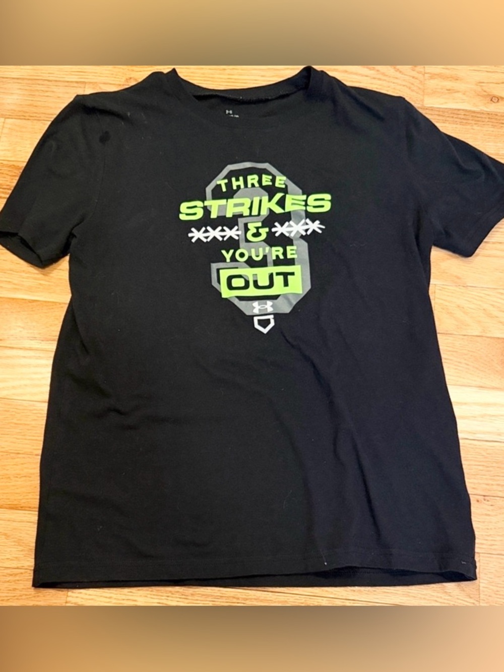 🟢 Under Armour Youth Large Baseball Graphic Tee Black | 20% Off 2+